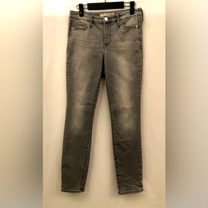 Athleta Sculptex Skinny Stretch Gray Wash Denim Jeans Size 4